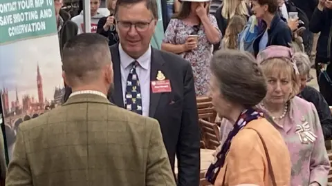 BBC Princess Anne meeting exhibitors