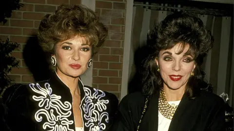 Ron Galella/Getty Stephanie Beacham and Joan Collins