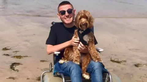 Ross Lannon Ross and his dog Ralph