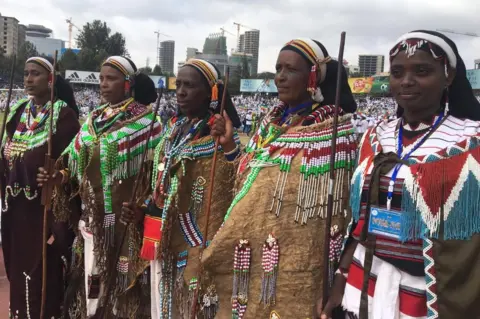 BBC Women in traditional dress