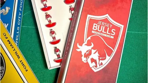 DYLAN BERRY Dylan's custom Subbuteo set