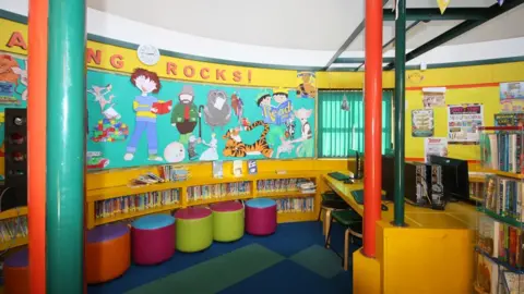 G Waters Interior of the Bishop Wilson Memorial Library in Chelmsford