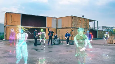 PA Media Promotional still from Coldplay's music video for Higher Power