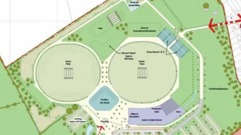 NCCC Plan for the site in Moulton