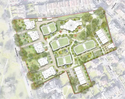 Ambitious PR Aerial view of St Christopher's Square plans