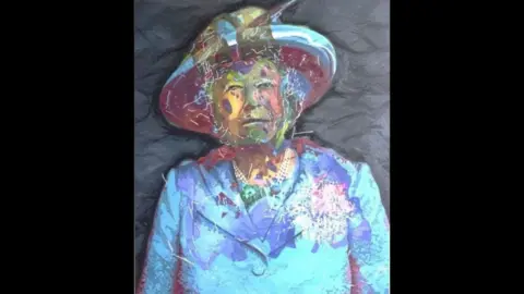 PA Media/Ai-Da Robot Ai-Da Robot made a portrait of the Queen for the Diamond Jubilee