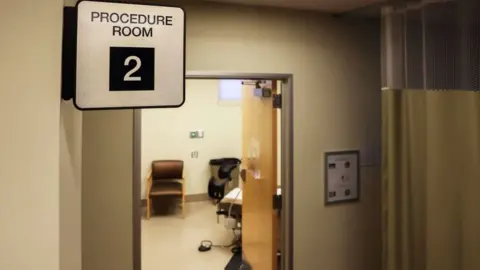 Getty Images A procedure room at Planned Parenthood in Meridian, one of the few clinics in Idaho that offer abortions.