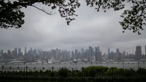 Reuters The skyline of Manhattan in New York is seen during a rainy day from Weehawken, New Jersey, U.S., May 13, 2017.