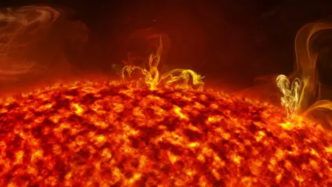 Getty Images The surface of the Sun