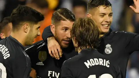 Real Madrid celebrate