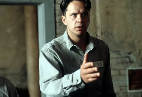 Castle Rock Entertainment/Getty Images Tim Robbins in a scene from the film 'The Shawshank Redemption'