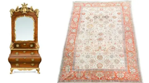 Cheffins Cabinet and carpet