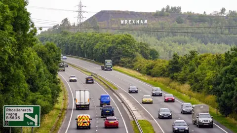 Peter Byrne/PA Wire The Hollywood-style lettering