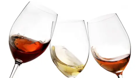 Getty Images Three glasses of wine