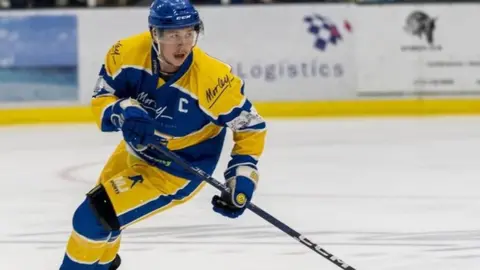 Oliver Portamento Former Sheffield Steelers player Kieran Brown