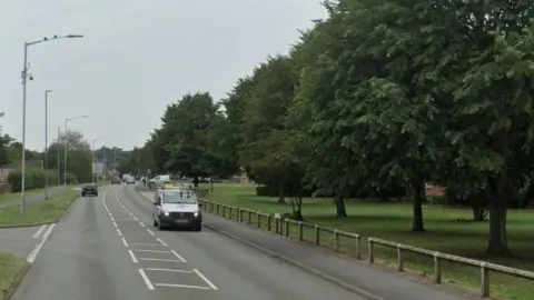 Google Streetview Street in Loughborough