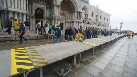 EPA Venice's newly built Mose system went into operation