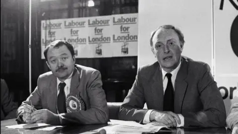 PA Ken Livingstone and Neil Kinnock