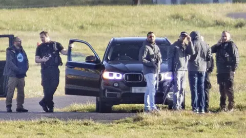 Peter Macdiarmid/LNP Snipers at Gatwick Airport