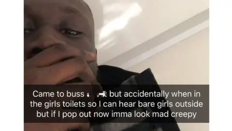 Stormzy Screenshot of Stormzy's Snapchat