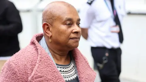 Reuters Baroness Doreen Lawrence leaves the High Court in London, Britain March 27, 2023