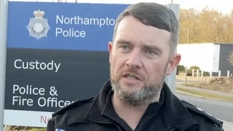 Nadia Gyane/BBC Ch Insp Scott Little of Northamptonshire Police
