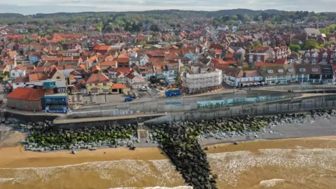 Chris Taylor Photo Drone shot of Sheringham seafront