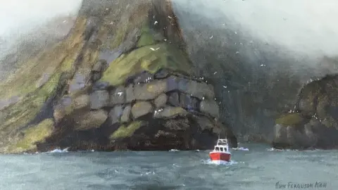 Ann Ferguson Painting of St Kilda