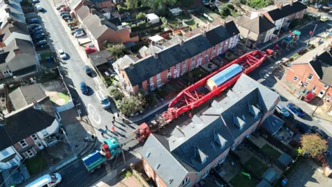 Suffolk County Council Abnormal load passing through residential streets