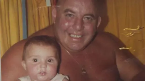 Family handout Mal Kirk with his daughter Natasha Kirk