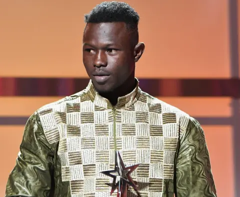 Getty Images Mamadou Gassama at the BET awards