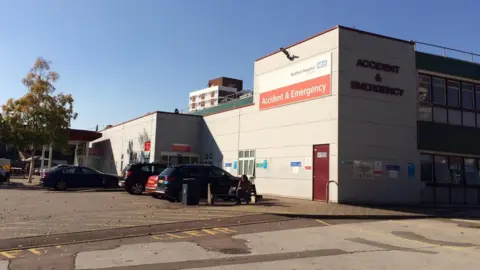 BBC Bedford Hospital A&E department