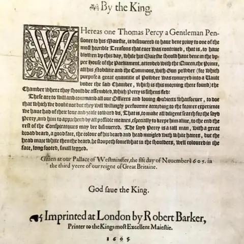 Aberdeen City and Aberdeenshire Archives Gunpowder Plot document