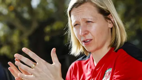 Getty Images Jayne Ludlow, Welsh football manager