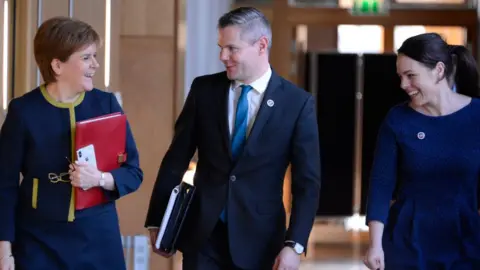 Getty Images Sturgeon, Mackay and Forbes