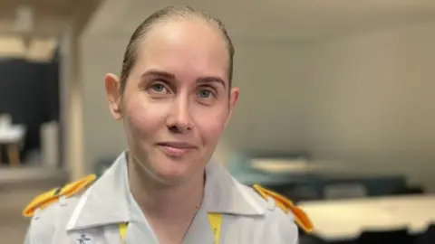 BBC/Ben Schofield Sanita Ozolina