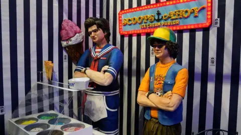 Jacob King/PA Wire Stranger Things Showpiece