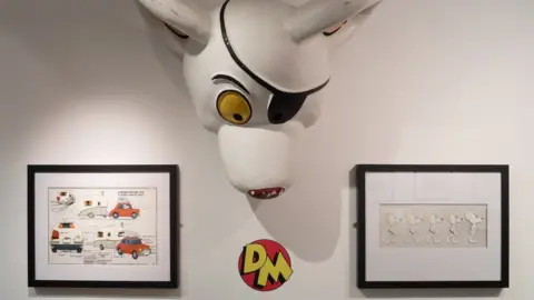 Mario Popham Danger Mouse display