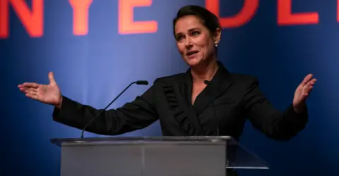 Netflix Promotional still from Borgen - Power & Glory - with Sidse Babett Knudsen as Danish politician Birgitte Nyborg
