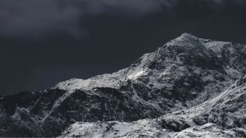 Luc Davies the Snowdon Massif from Capel Curig