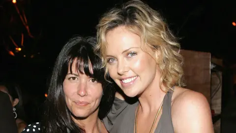 Getty Images Charlize Theron with Patty Jenkins in 2006