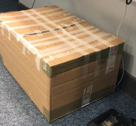 Northumbria Police Albino snake