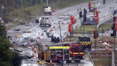 PA Emergency services on the A27