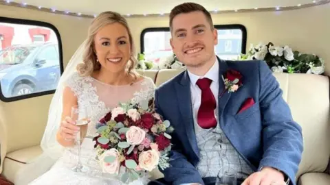 FAMILY PHOTO Beca and Richard got married about two weeks ago