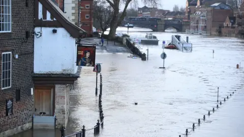 PA Media The River Ouse in York