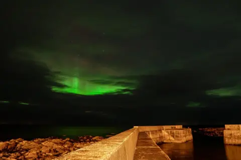 Monika Focht Northern Lights in Pennan