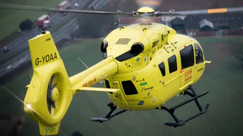 Yorkshire Air Ambulance Helicopter ambulance