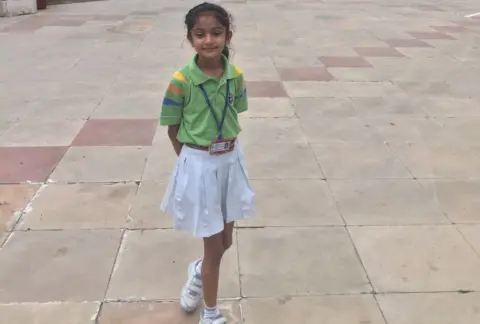 Navya Singh in school