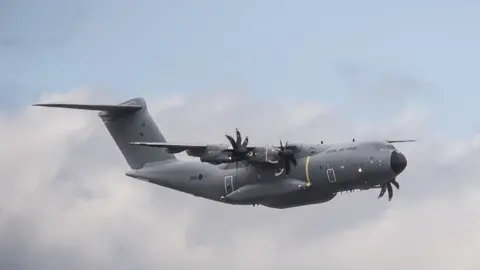 Cliff Kinch Atlas C1 aircraft over Bloxham