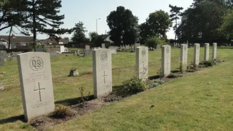 WRAC ATS graves in Caister-on-Sea, Great Yarmouth